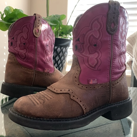 JUSTIN GYPSY WESTERN BOOTS - Picture 13 of 13